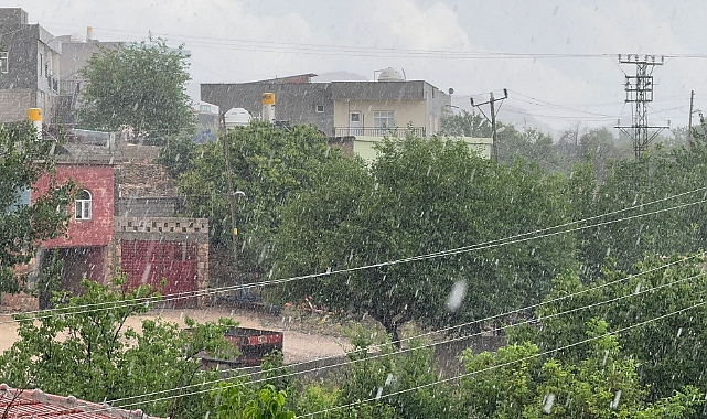 Mardin yaz ayında kışı yaşadı