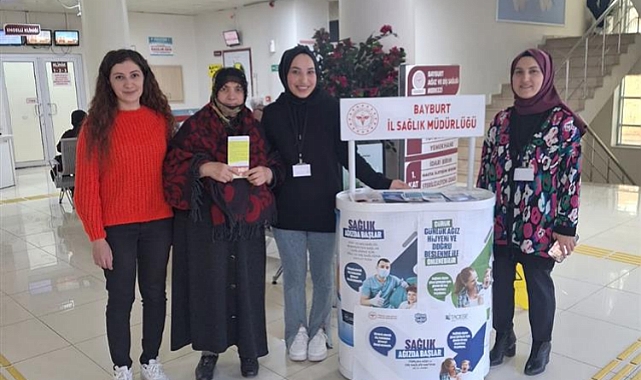 Ağız ve diş sağlığı konusunda bilgilendirme yapıldı