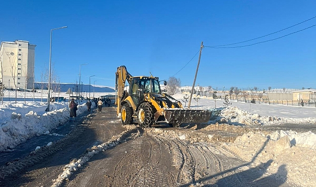 Yurtlar bölgesinde de çalışma başlatıldı
