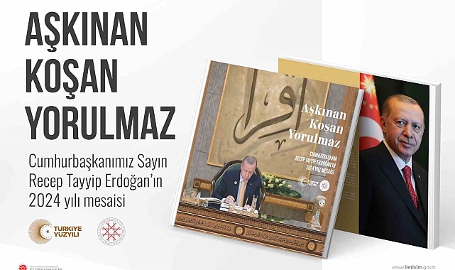 Cumhurbaşkanı Erdoğan'ın 2024 mesaisi kitaplaştırıldı
