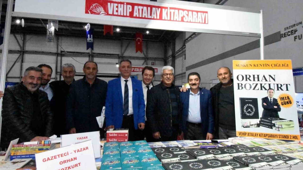 Orhan Bozkurt, "Suskun Kentin Çığlığı" ile okurlarıyla buluştu