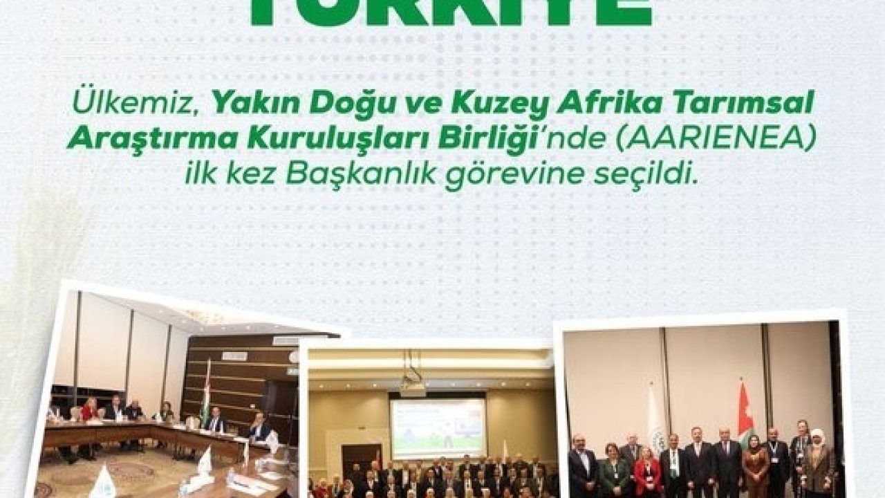 Bakan Yumaklı: "Ülkemiz, AARIENEA’da ilk kez başkanlık görevine seçildi"