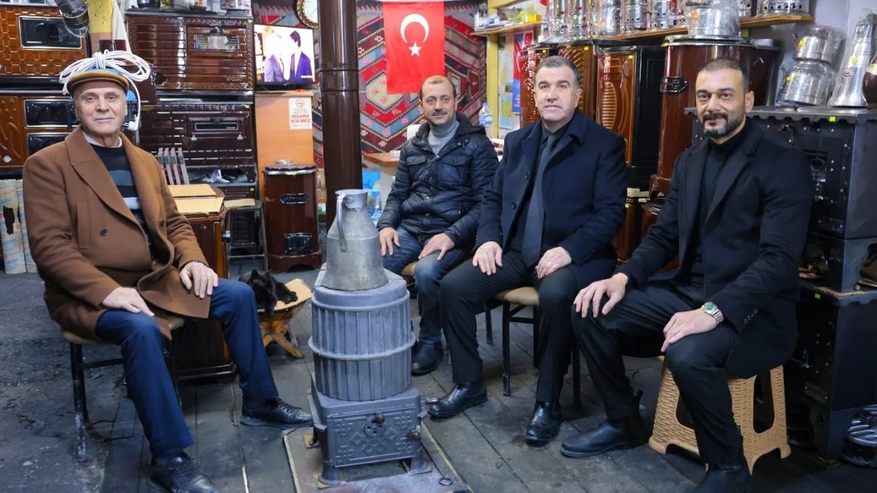 Bayburt Valisi Eldivan esnafla bir araya geldi