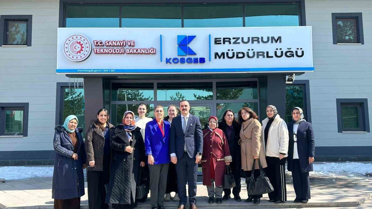 TOBB Erzurum kadın girişimciler kurulu icra toplantısı KOSGEB’te yapıldı