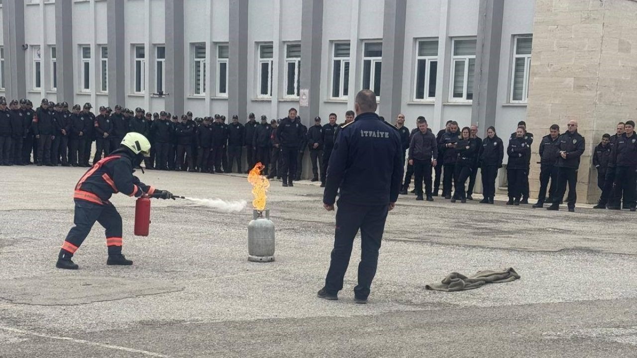 POMEM’de yangın tatbikatı