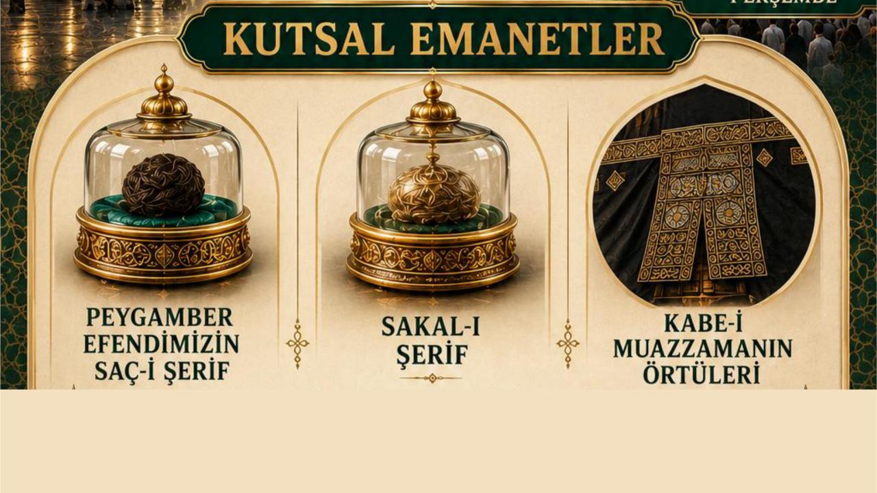 Bayburt’ta Kutsal Emanet heyecanı: Perşembe günü akşam namazıyla başlıyor!
