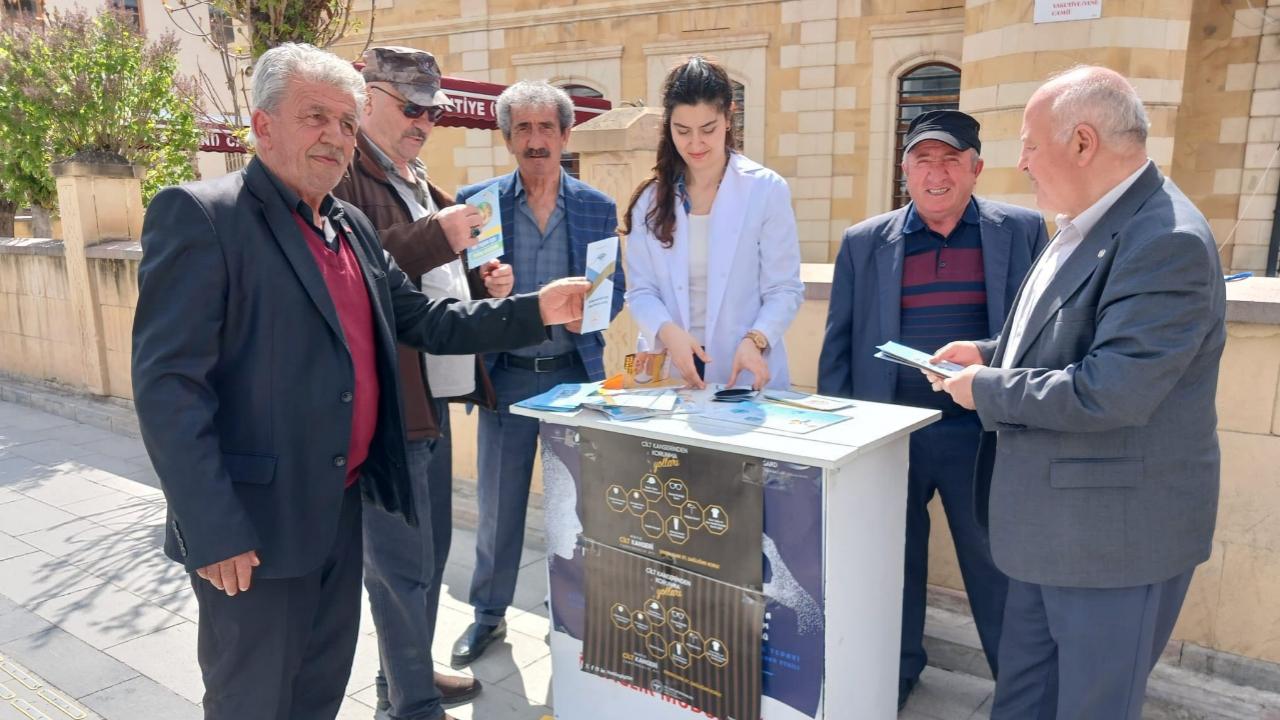 Kronik hastalıklara karşı farkındalık standı açıldı