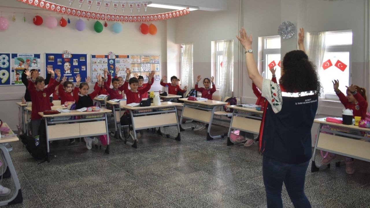Öğrencilere gıda güvenilirliği ve su verimliliği anlatıldı