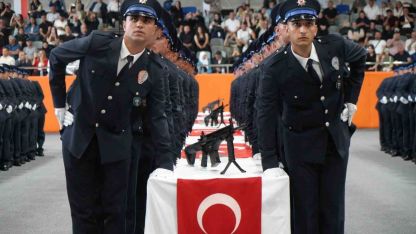 342 polis adayı mezuniyet sevinci yaşadı
