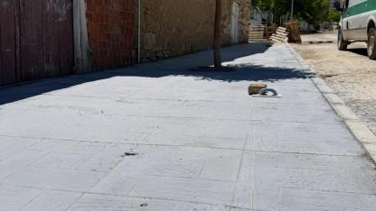 Fen işleri ekiplerinden Toki Caddesi’nde yoğun mesai