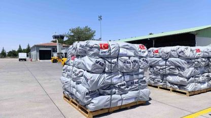 Venezuela’ya 30 ton insani yardım malzemesi götürüldü