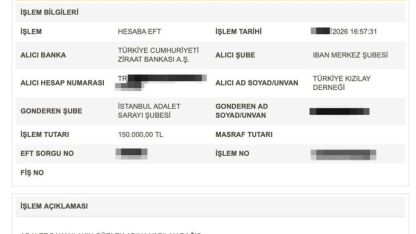 Bakan Gürlek, Kızılay’a 150 bin lira bağışladı