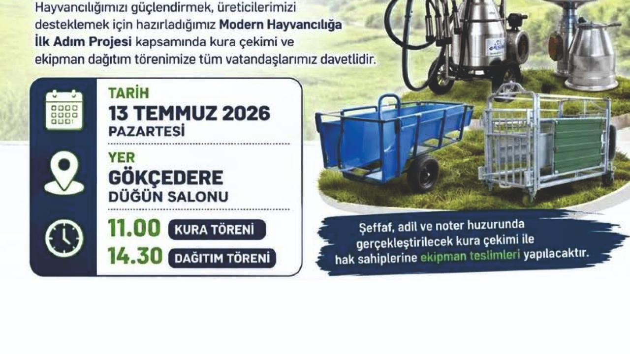 Belediyeden modern hayvancılığa yüzde yüz hibeli destek