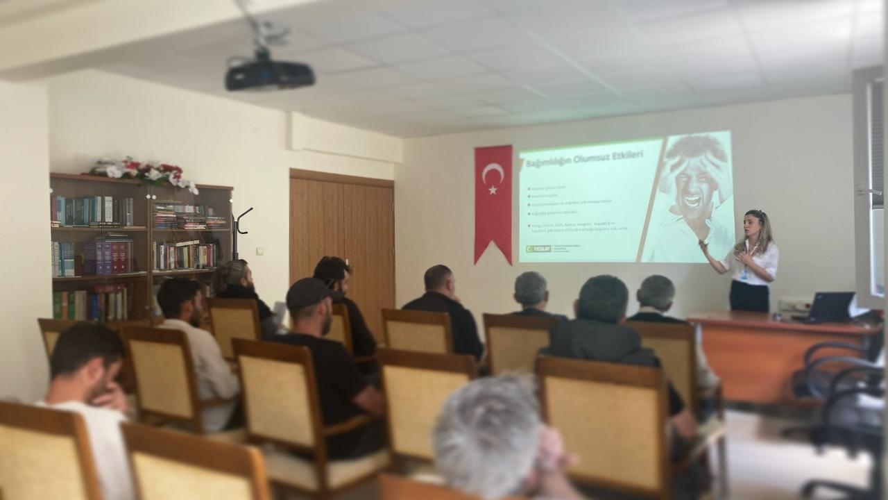 Uyuşturucunun zararları anlatıldı